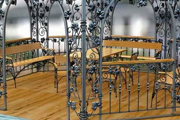 Кованая беседка